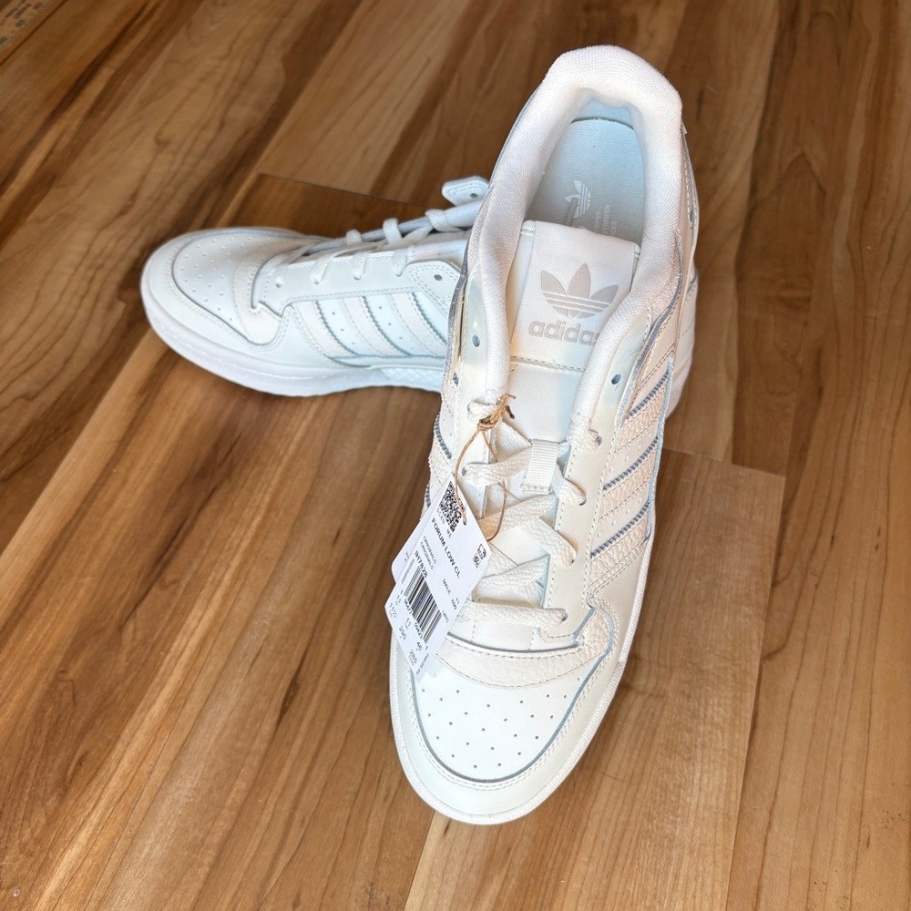 Adidas Forum Low CL Originals White on White Sneakers Men’s Size 11.5